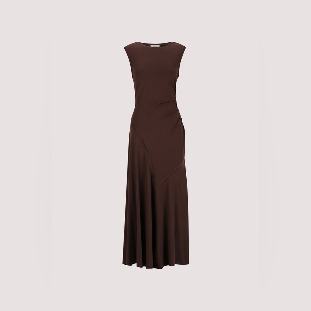 DISSH Brown Sleeveless Maxi Dress